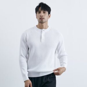 Sleek Preppy Business Mens Long Sleeve Sweater